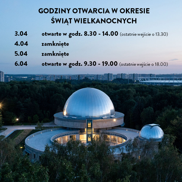 Godziny otwarcia w okresie wielkanocnym