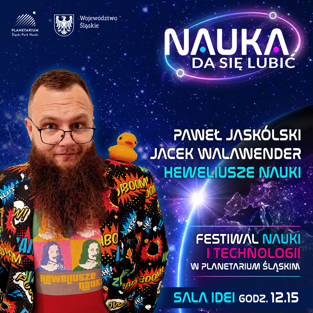 Heweliusze Nauki &mdash; grafika festiwalowa
