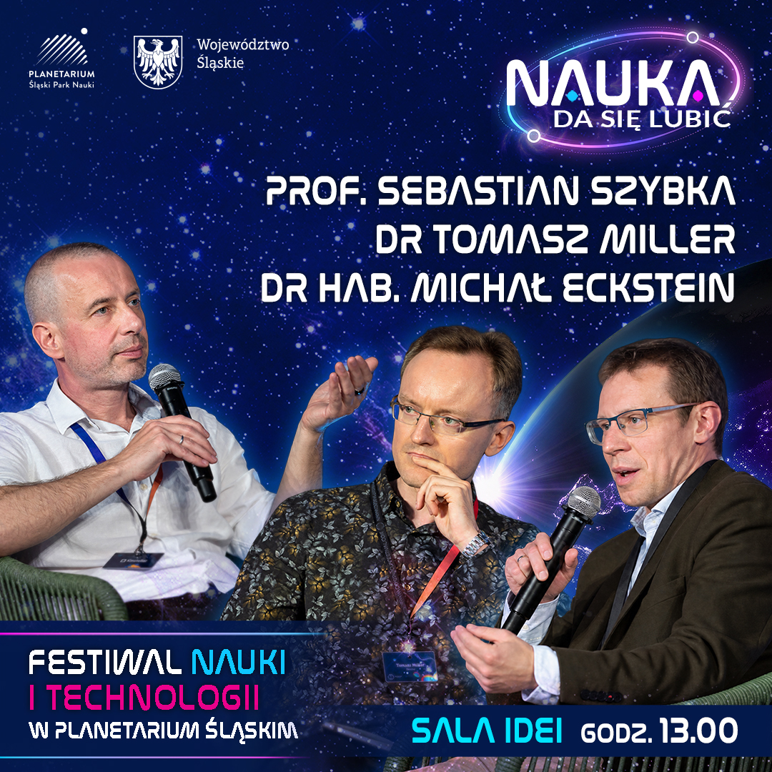 prof. Sebastian Szybka, dr hab. Michał Eckstein, dr Tomasz Miller &mdash; grafika festiwalowa